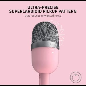 Brand new!! Pink Razer Siren Mini Microphone!! 🌸